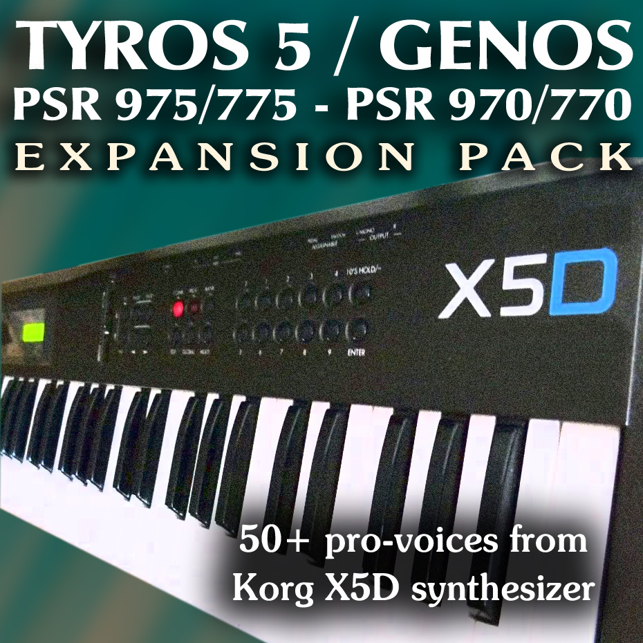 Korg X5D Expansion Pack - Sound and Styles